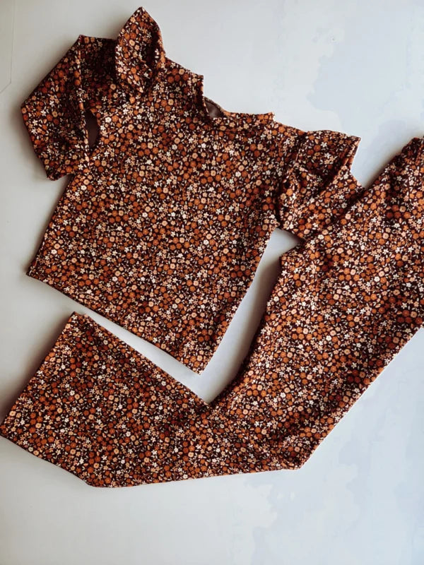 Flared Brown Flowers
