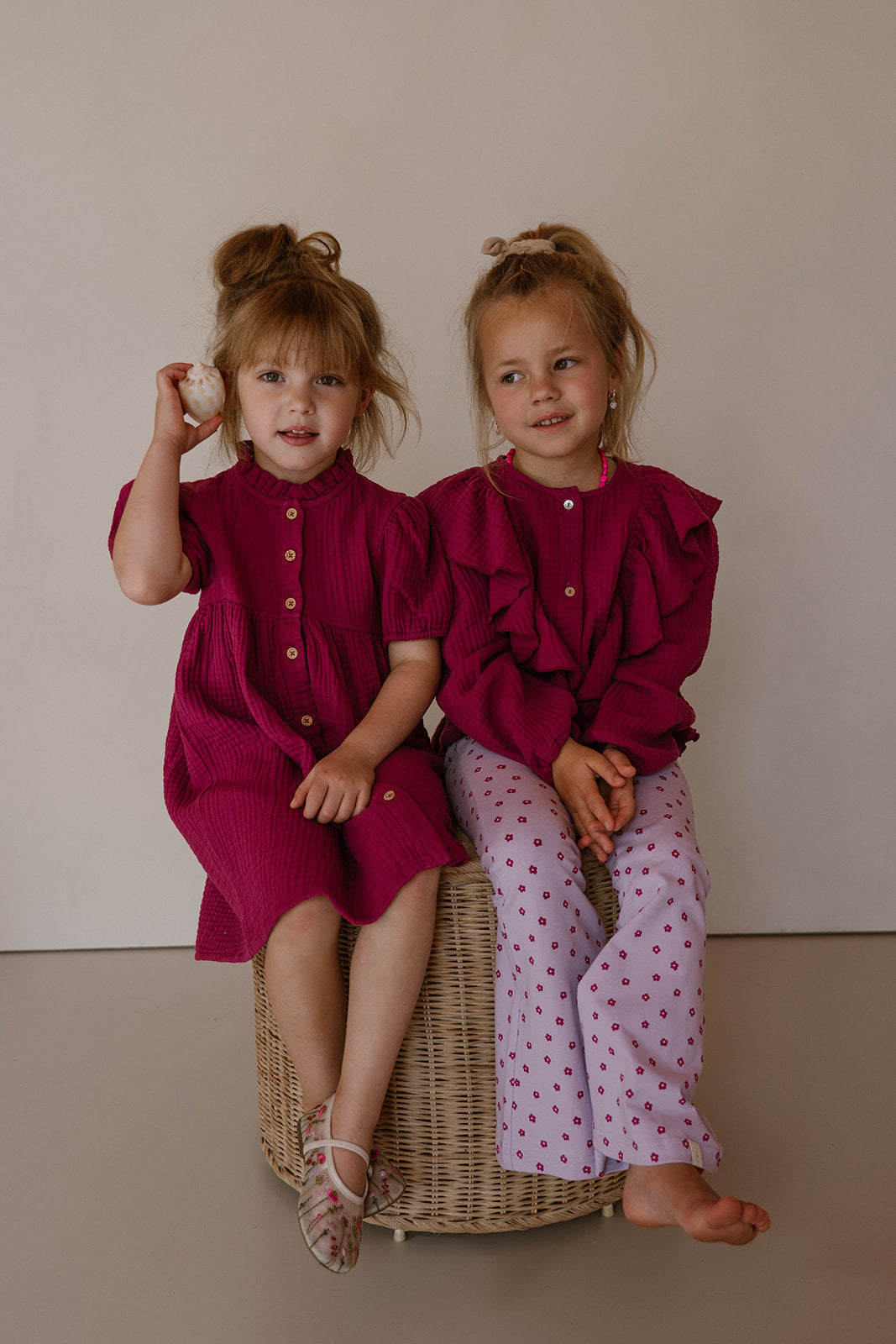 Dress Berry Sleeve