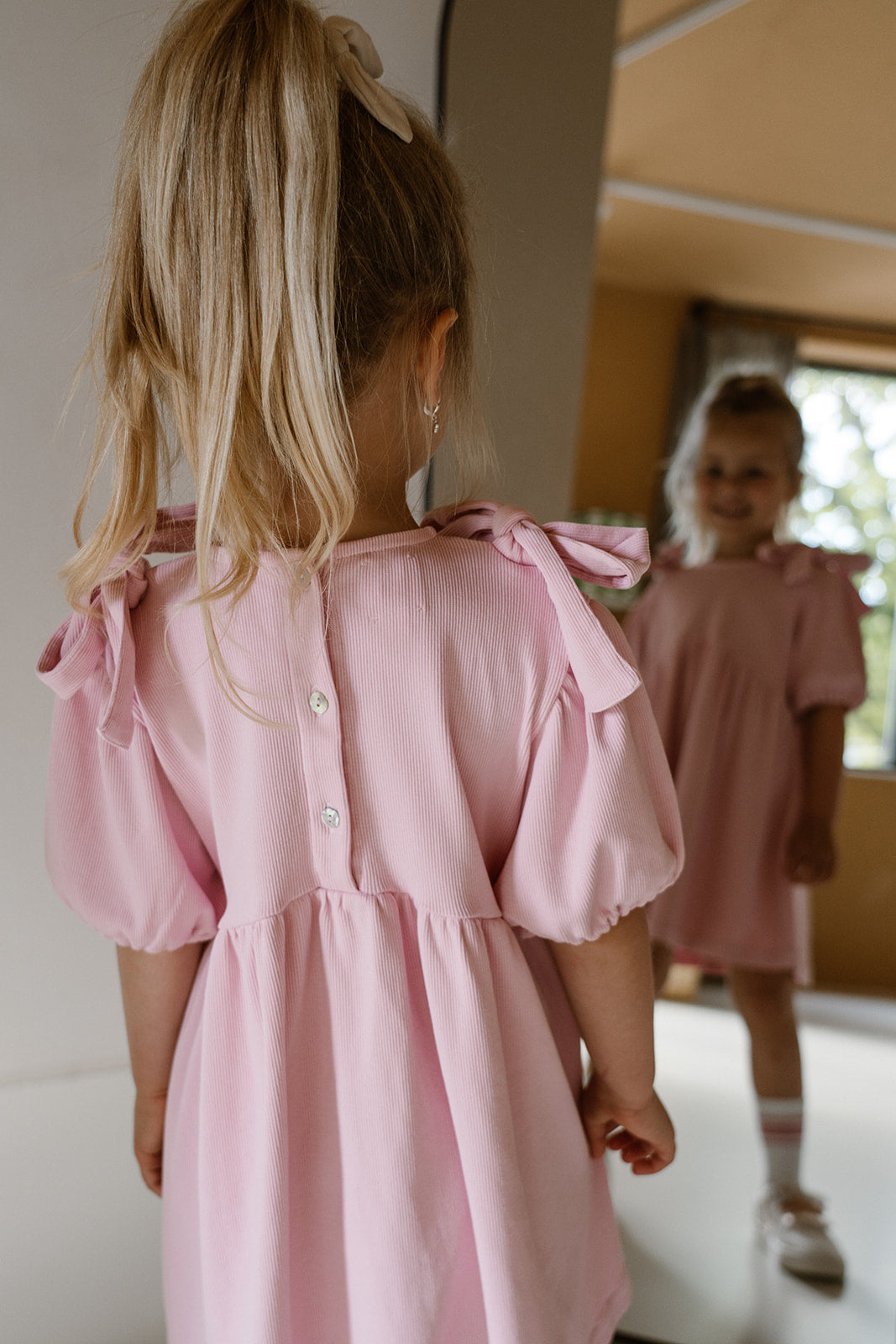 Dress Pink Rib