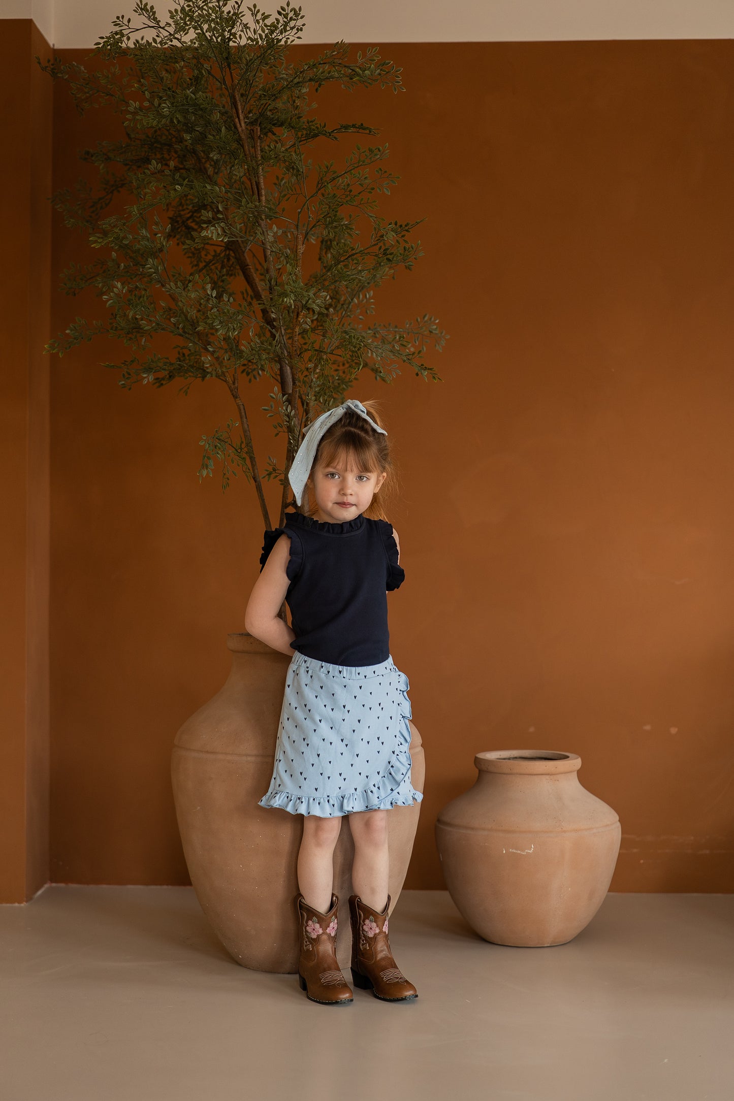 Skirt Blue Hearts