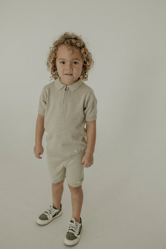 Polo Knitted Beige