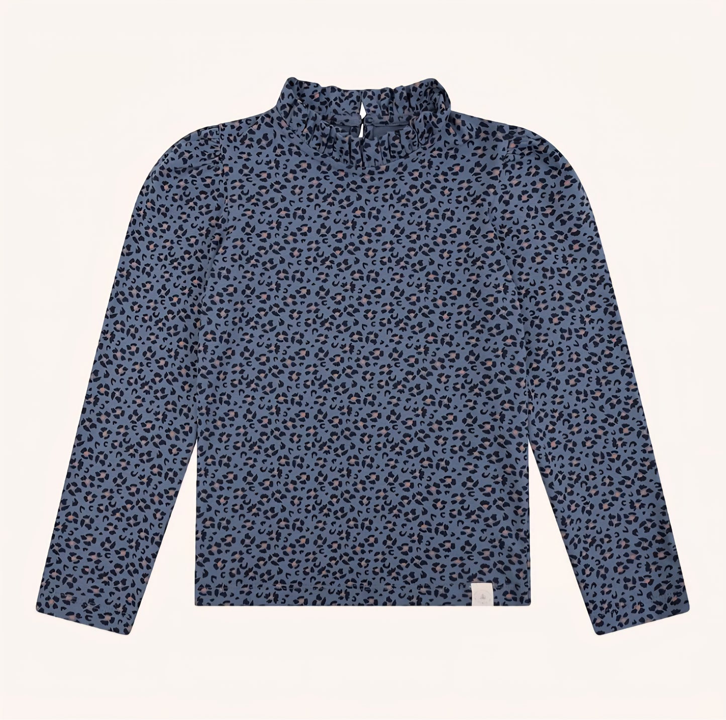 Top Navy Leopard