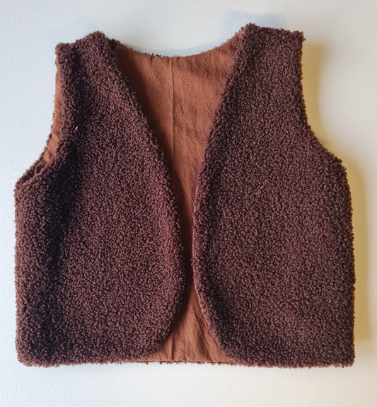 Teddy Gilet Brown