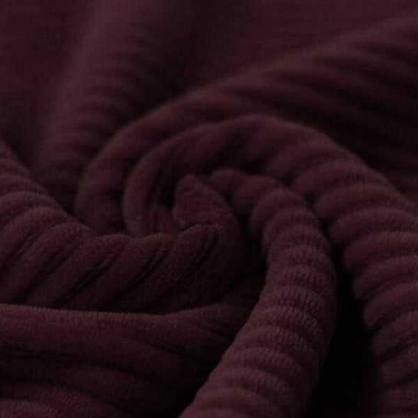 Flared Rib Bordeaux